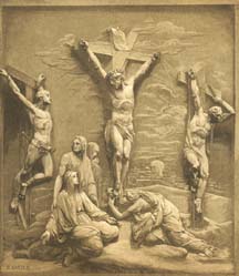 George Baxter's Baxterotype " The Crucifixion"