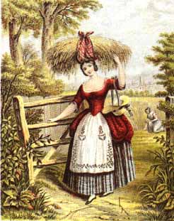 Abraham Le Blond's finished print of "The Gleaner"