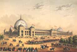 Print of The International Exhibition, 1862 by Abraham Le Blond 
