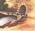 Extract of George Baxter's print "Italy" showing the absence of bushes